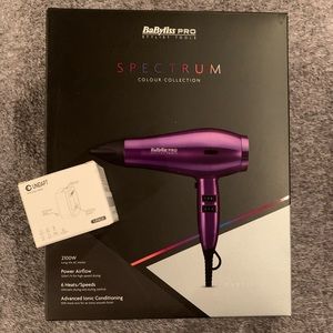 BaByliss Pro Stylist Tools Spectrum Hairdryer BNIB